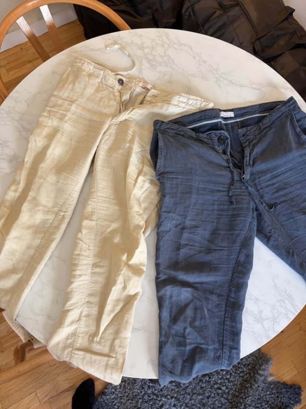 Luca Faloni Linen Trousers - Drawstring Lipari
